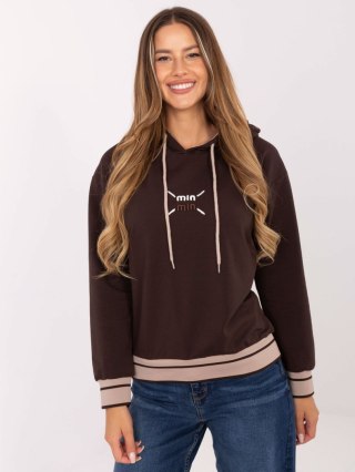 Bluza RV-BL-A857.47 ciemny brązowy