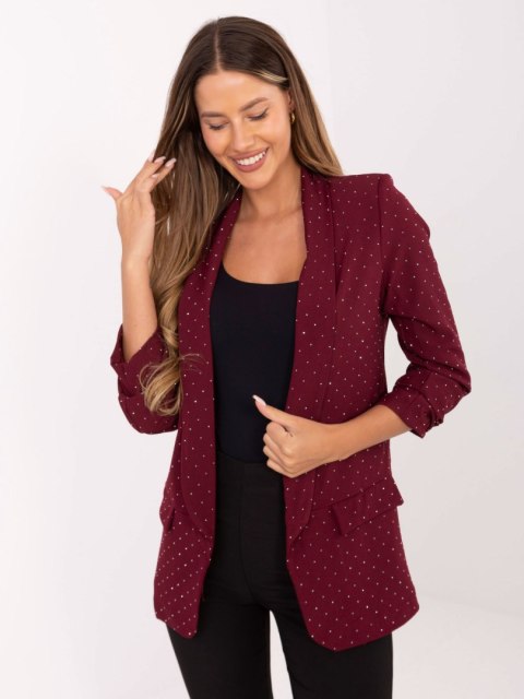 Marynarka IT-MA-7684.81 bordowy