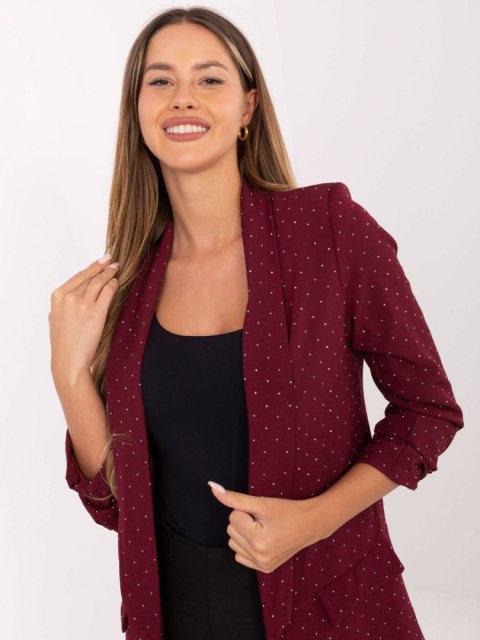 Marynarka IT-MA-7684.81 bordowy