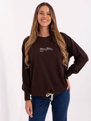 Bluza RV-BL-A870.45 ciemny brązowy