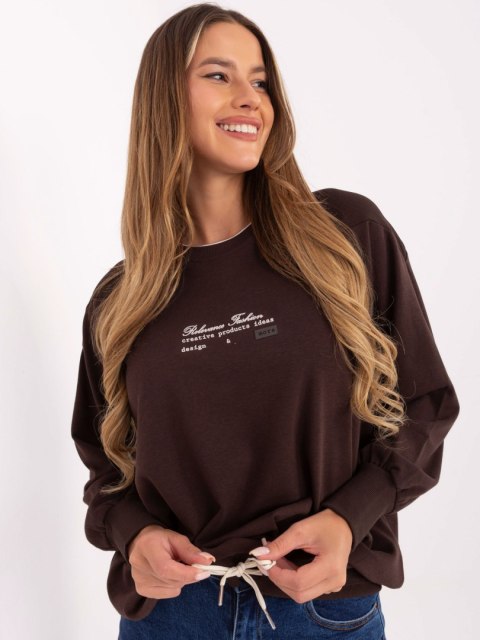 Bluza RV-BL-A870.45 ciemny brązowy
