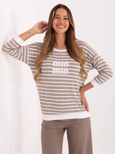 Bluzka RV-BZ-A790.47 ciemny bezowy