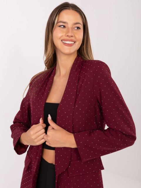 Marynarka IT-MA-18657.88 bordowy