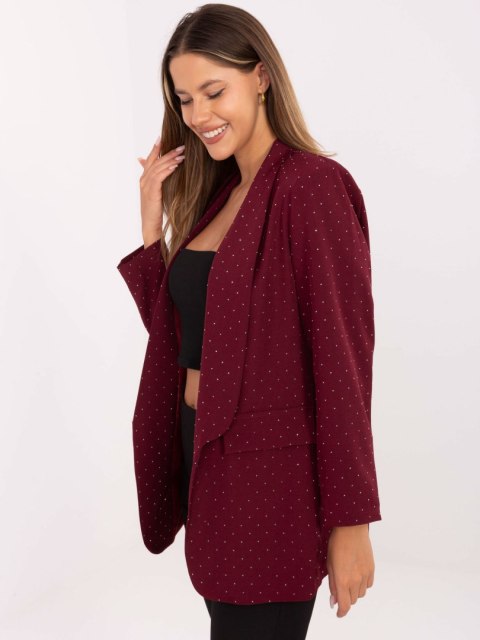 Marynarka IT-MA-18657.88 bordowy
