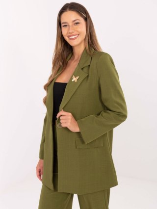 Marynarka IT-MA-FL8315.85 oliwkowy M