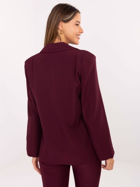 Marynarka IT-MA-FL8391.87 bordowy M