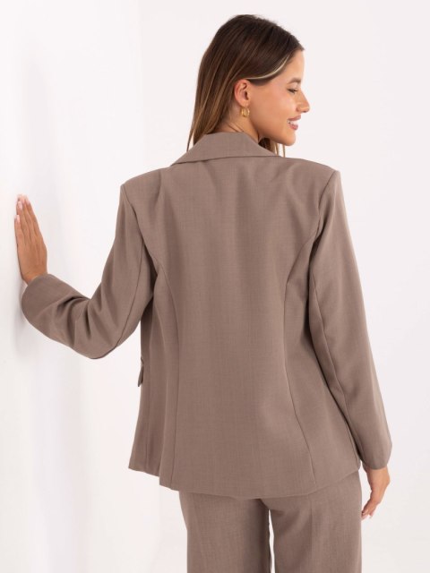 Marynarka IT-MA-FL8391.87 ciemny bezowy S
