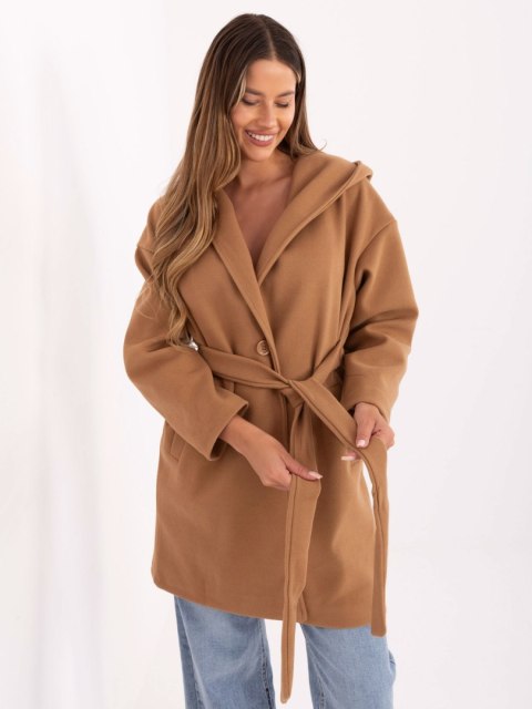 Płaszcz IT-PL-A9587.00 camelowy
