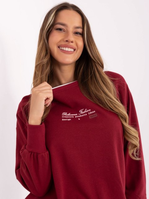 Bluza RV-BL-A870.45 bordowy