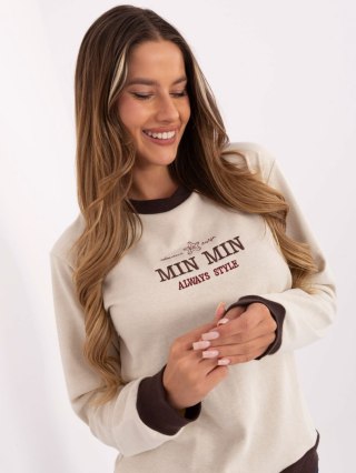 Bluzka RV-BZ-A875.56 jasny beżowy