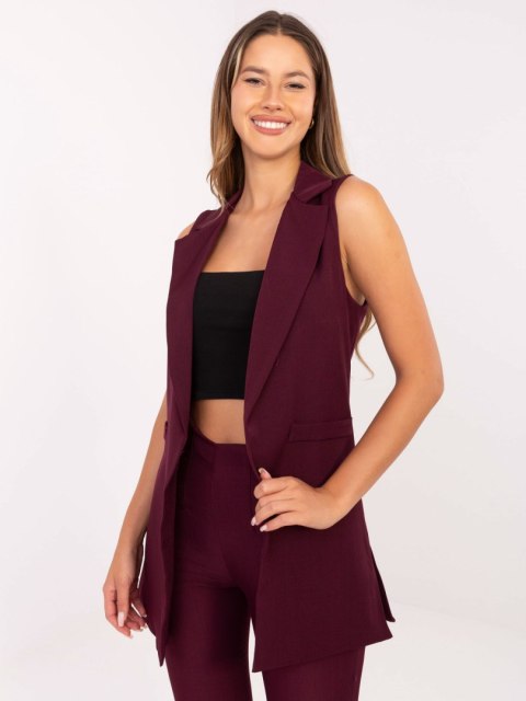 Kamizelka IT-KZ-FL5069.84 bordowy XL