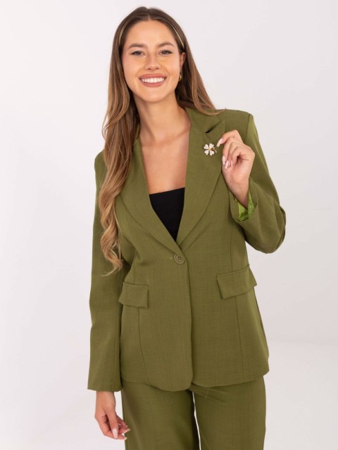 Marynarka IT-MA-FL8391.87 oliwkowy XL