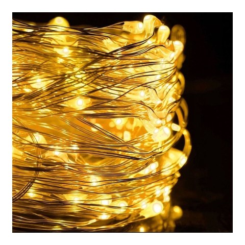 Lampki LED USB ciepła biel – aranżacja dekoracyjna