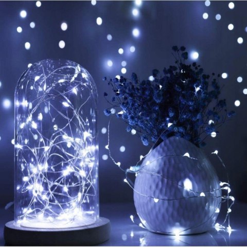 Lampki LED 200 USB + pilot – eleganckie oświetlenie Stylowy Wieszak