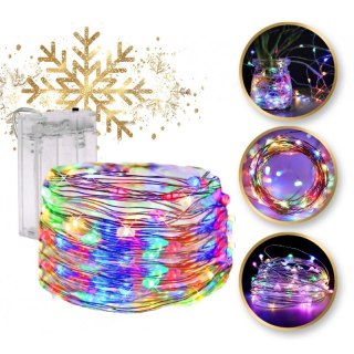 Lampki LED na druciku 20 – multikolor, 2 m
