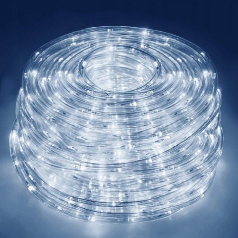 Wąż świetlny LED zimny biały 18,5 m – lampki zewnętrzne