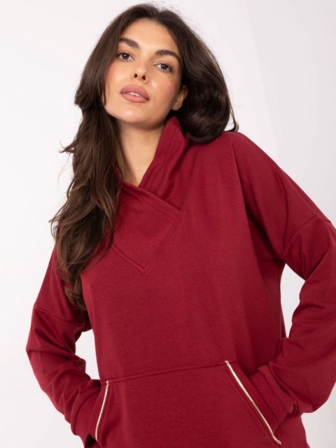 Bluza RV-BL-A874.01P bordowy
