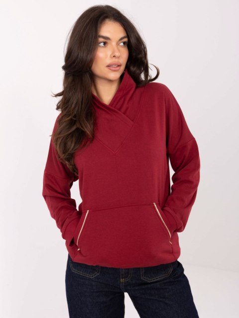 Bluza RV-BL-A874.01P bordowy
