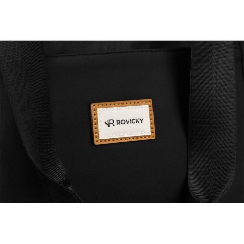 Minimalistyczna pojemna torebka shopper na ramię - Rovicky