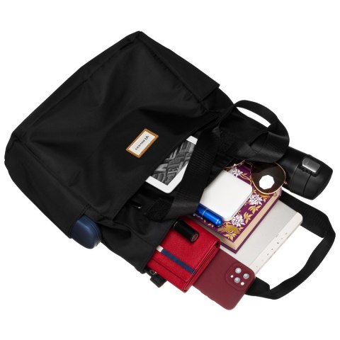 Minimalistyczna pojemna torebka shopper na ramię - Rovicky