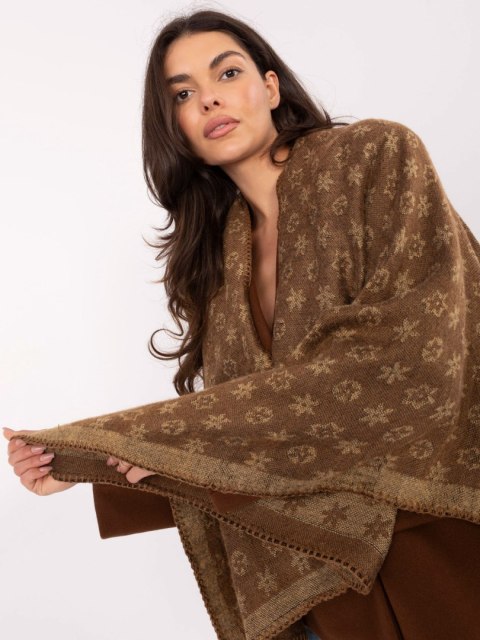 Poncho AT-PN-7661.89 camelowy
