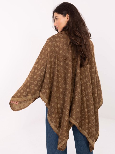 Poncho AT-PN-7661.89 camelowy