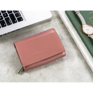 Skórzany portfel damski z miejscem na zdjęcia i systemem RFID - 4U Cavaldi