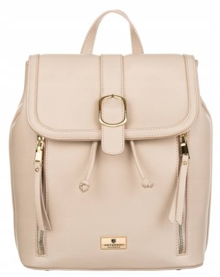 Stylowy plecak damski ze skóry ekologicznej - Peterson