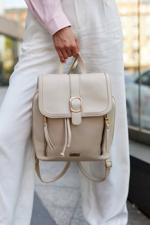 Stylowy plecak damski ze skóry ekologicznej - Peterson