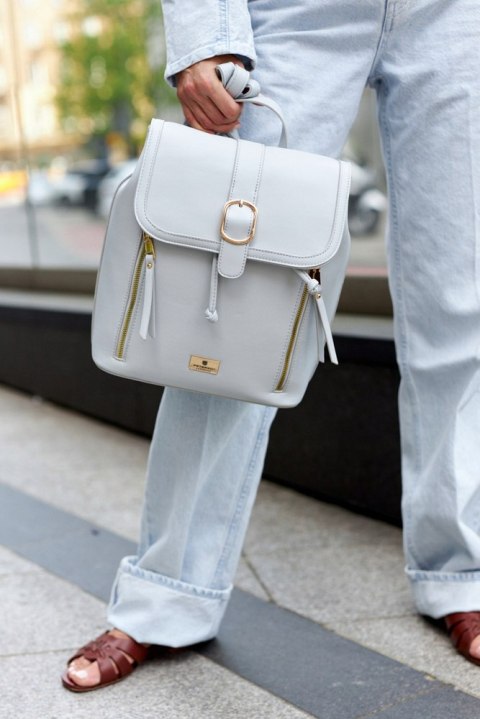 Stylowy plecak damski ze skóry ekologicznej - Peterson