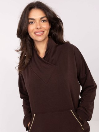 Bluza RV-BL-A874.01P ciemny brązowy