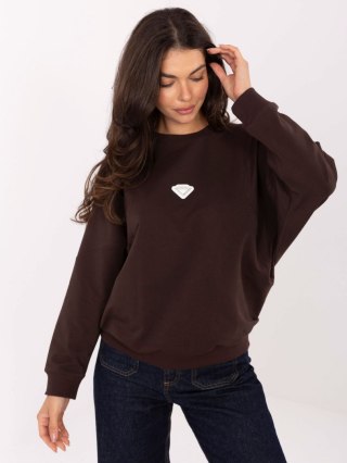 Bluza RV-BL-A877.19P ciemny brązowy