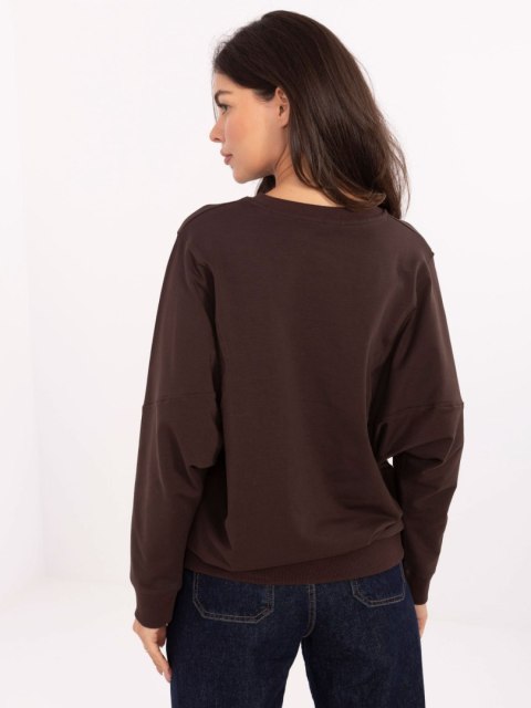 Bluza RV-BL-A877.19P ciemny brązowy