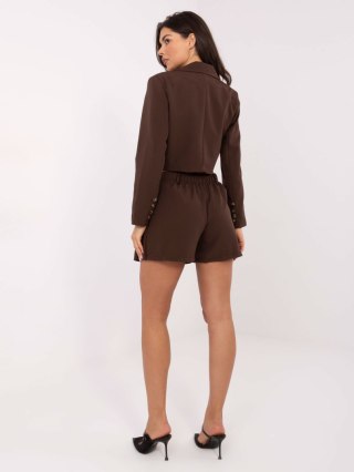 Komplet MI-KMPL-C682.76 ciemny brązowy S