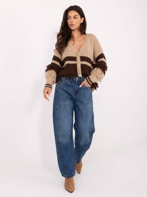 Spodnie D80030BI62569M318 niebieski S