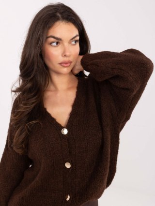 Sweter MI-SW-0309.89 ciemny brązowy