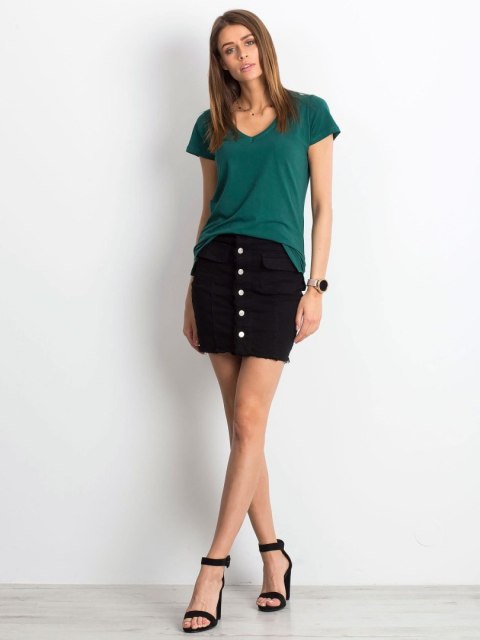 T-shirt RV-TS-4837.36P ciemny zielony S