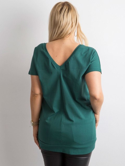 Tunika RV-TU-4680.39P ciemny zielony one size M/L