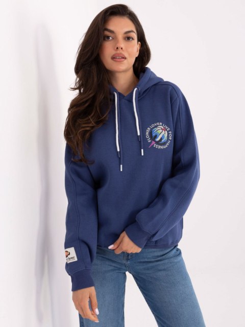 Bluza D10600BK02784A ciemny niebieski L
