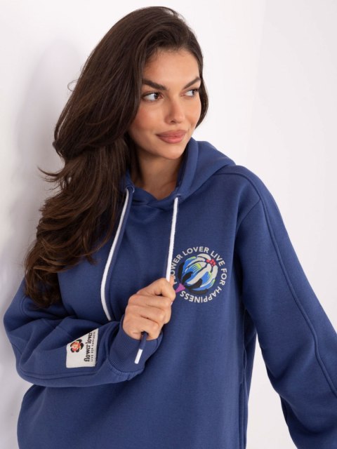 Bluza D10600BK02784A ciemny niebieski XL
