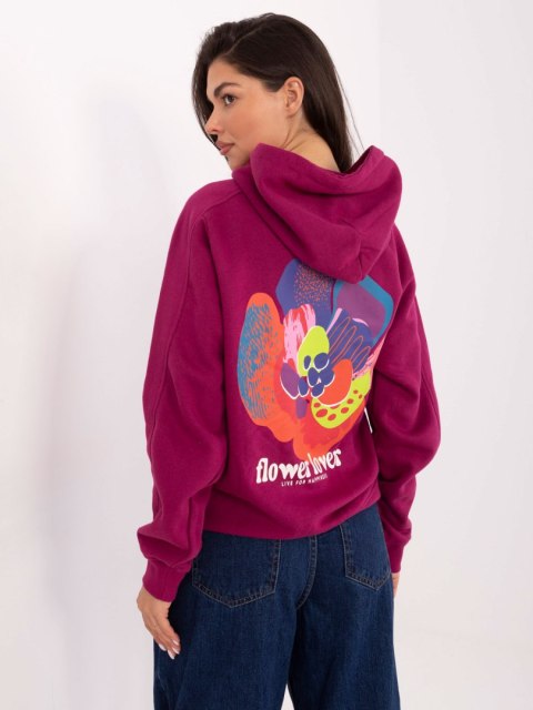 Bluza D10600BK02784A fuksjowy M