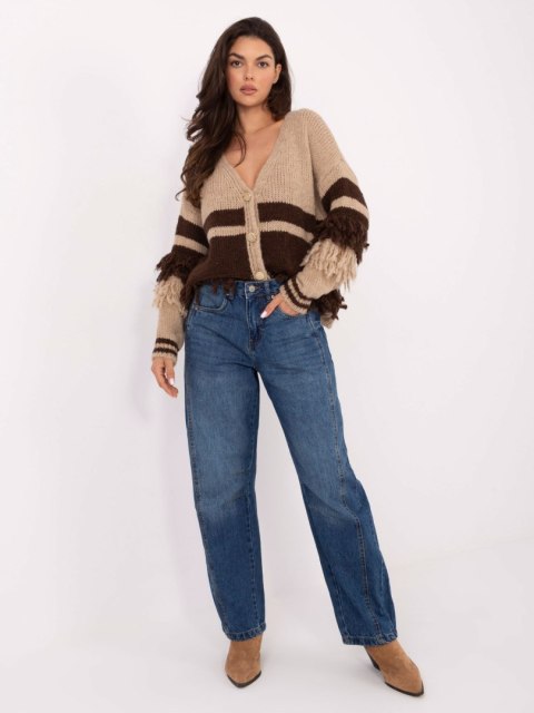 Spodnie D80030BI62569M318 niebieski XS