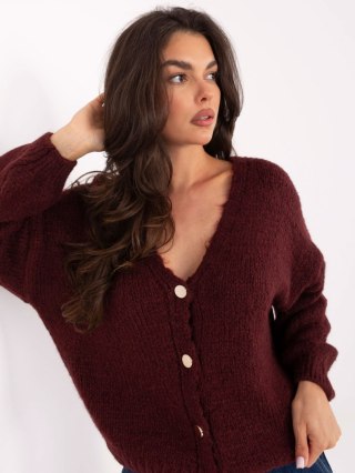 Sweter MI-SW-0309.89 bordowy