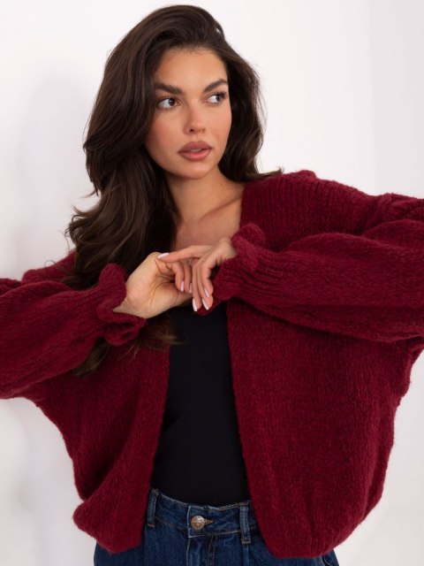 Sweter MI-SW-0904.82 bordowy