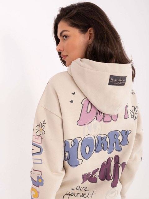 Bluza D10608BC02743C beżowy XL
