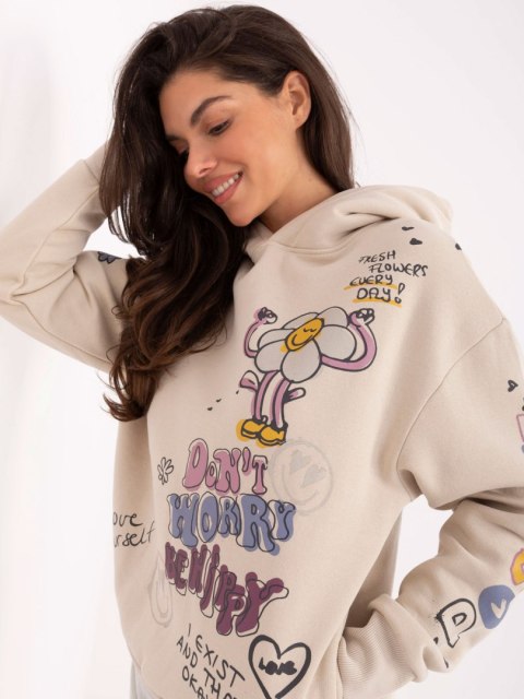 Bluza D10608BC02743C beżowy L