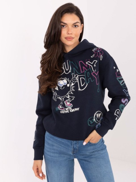 Bluza D10608BC02743C granatowy L