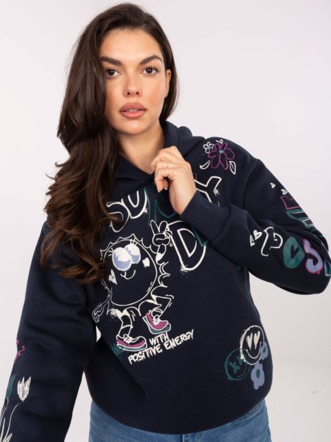 Bluza D10608BC02743C granatowy XL