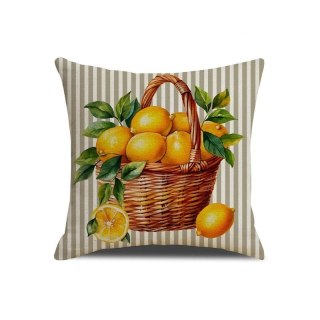 Poszewka Dekoracyjna 45x45 cm – Kosz Cytryn