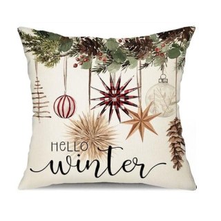 Poszewka Świąteczna BOHO 45x45 cm – Hello Winter